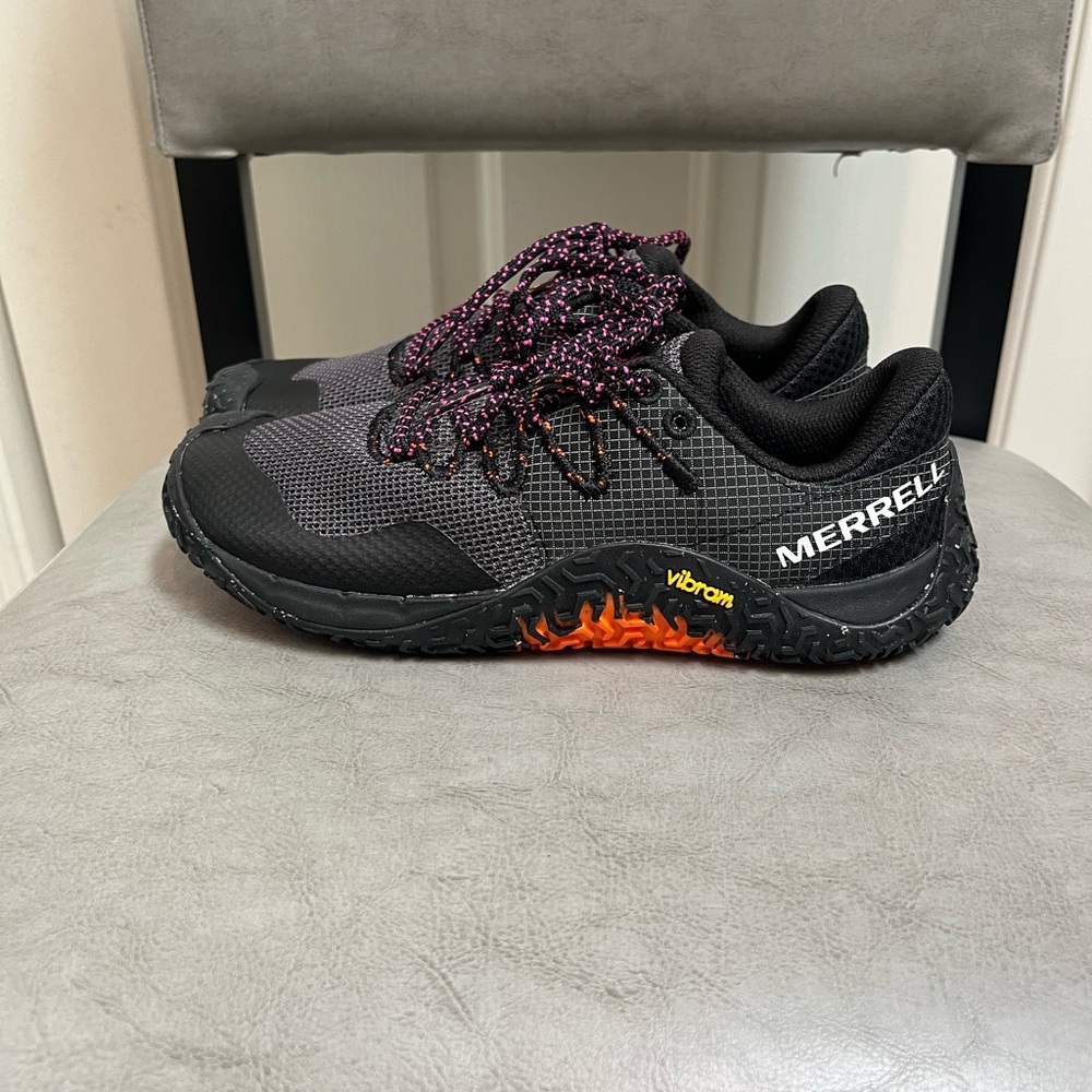 Merrell Women's Trail Glove 7 Barefoot Trail Shoe Black/Multi Size 6.5 NWOB - Picture 4 of 11
